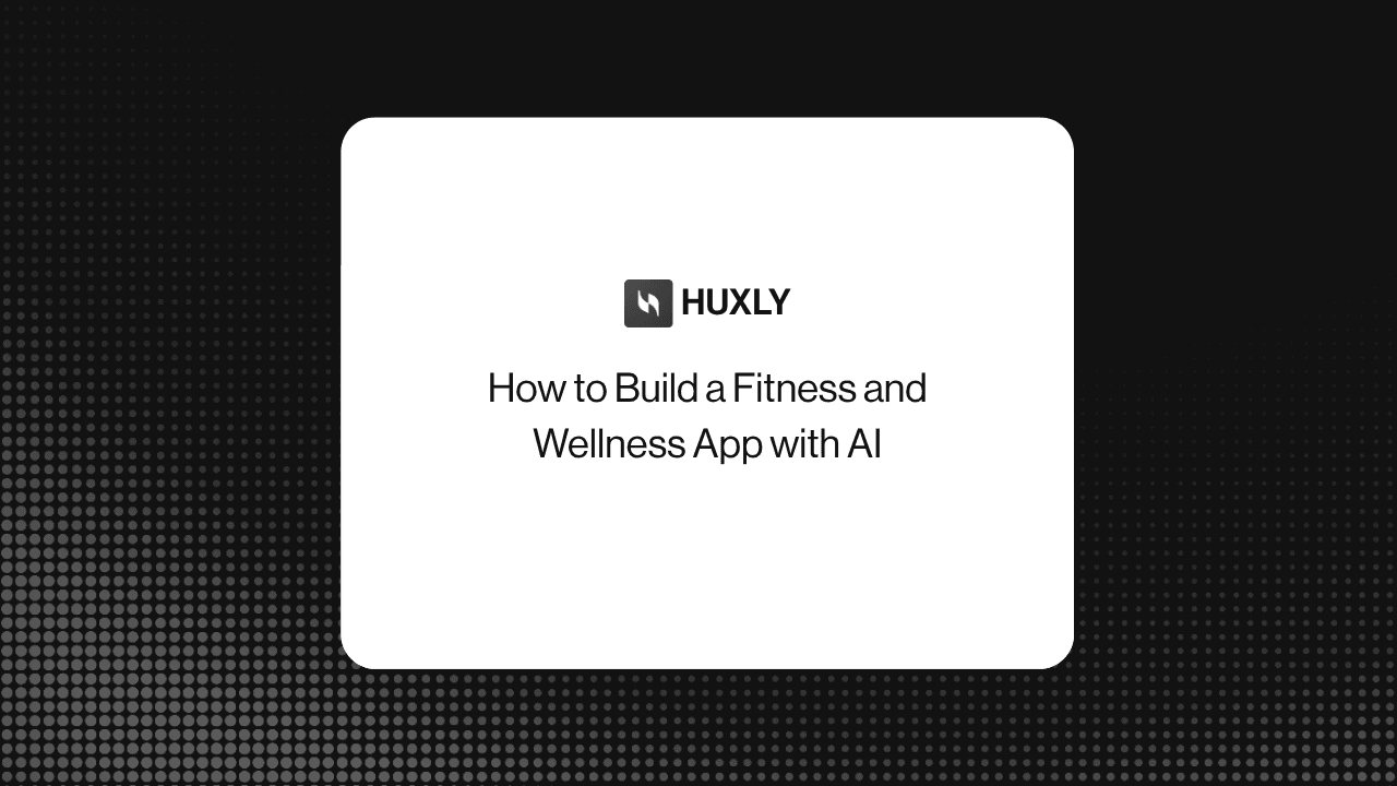 How to Build a Fitness and Wellness App with AI